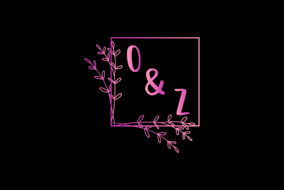 Elegant Monogram Florals: Your Vector Design Toolkit