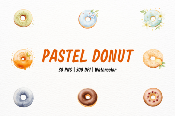 Sweeten Your Design Projects with Donut Clipart