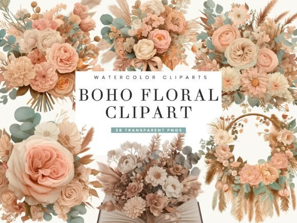 Watercolor Boho Floral Clipart Bundle: A Complete Designer's Guide