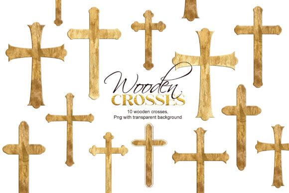 Watercolor Cross Clipart: A Creative Set for Every Project