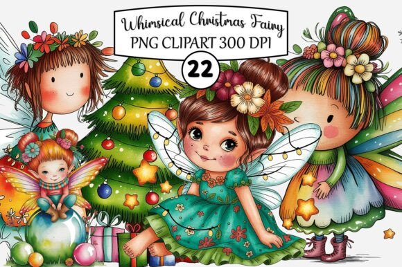 Whimsical Christmas Fairy Clipart: A Designer's Guide to Festive Graphics